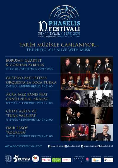 10. Phaselis Festivali Programı